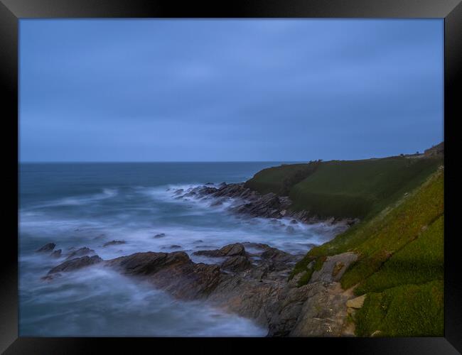 Wild Cornish Coast Framed Print by Tony Twyman