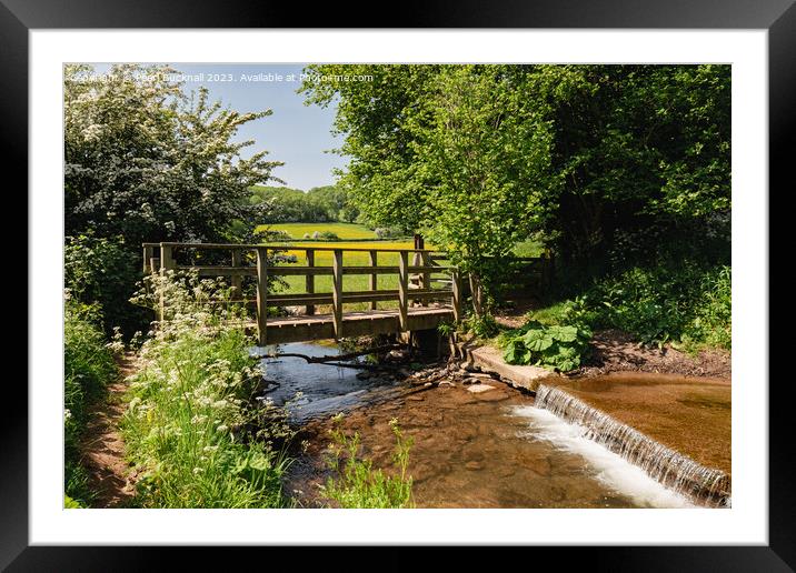A Country Walk in English Countryside Framed Mounted Print by Pearl Bucknall