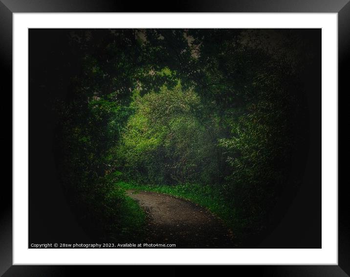The Path to an Underworld. Framed Mounted Print by 28sw photography