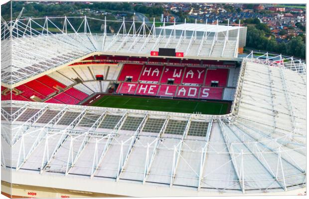 Haway The Lads Canvas Print by Apollo Aerial Photography