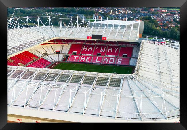 Haway The Lads Framed Print by Apollo Aerial Photography