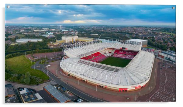 The Stadium of Light Acrylic by Apollo Aerial Photography