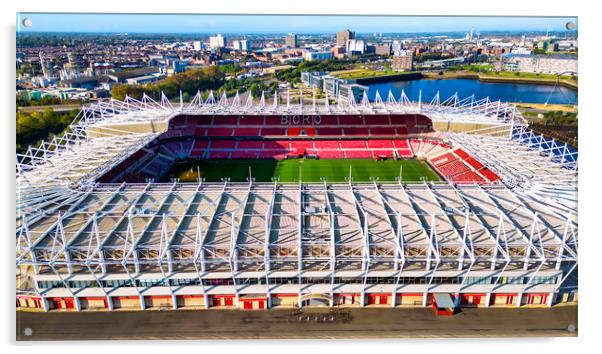 Middlesbrough FC Acrylic by STADIA 