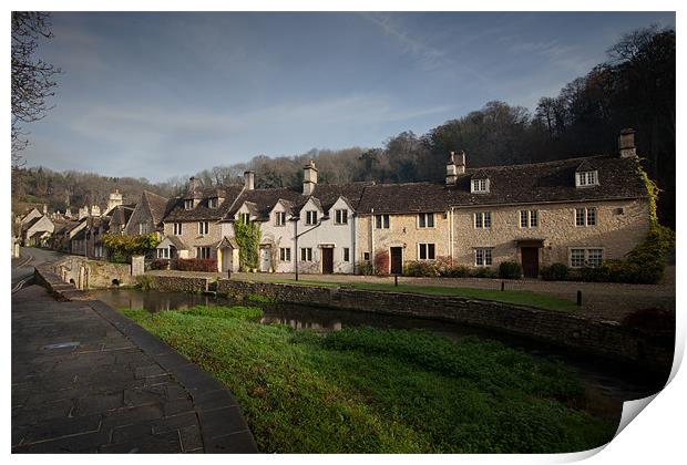 Castle Combe Village Print by Karl Thompson