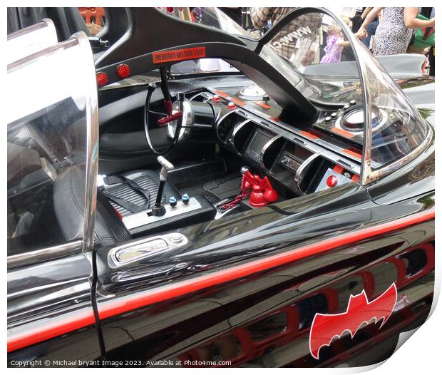 The batmobile Print by Michael bryant Tiptopimage