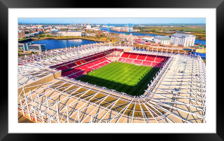 Middlesbrough FC Framed Mounted Print by STADIA 
