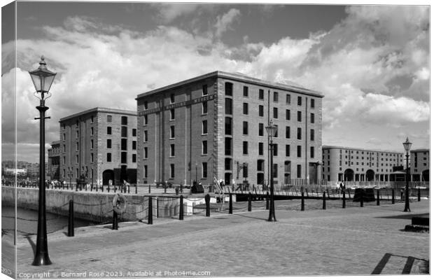 Merseyside Maritime Museum  Canvas Print by Bernard Rose Photography