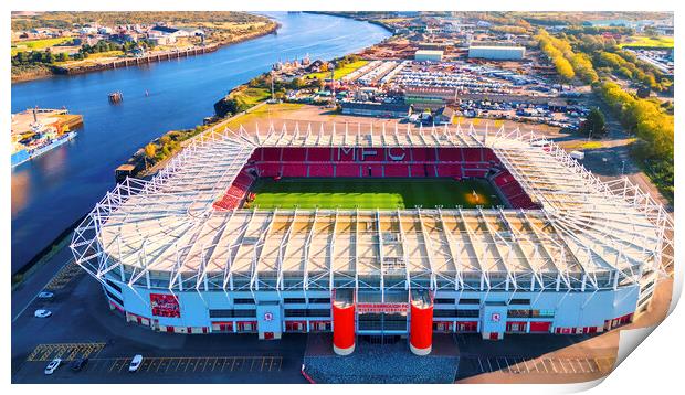 Middlesbrough FC Print by STADIA 