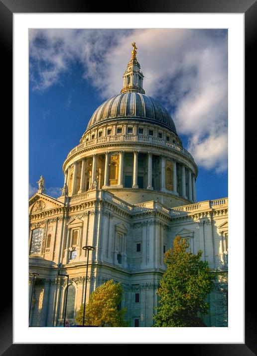 St Paul's Cathedral Framed Mounted Print by Darren Galpin