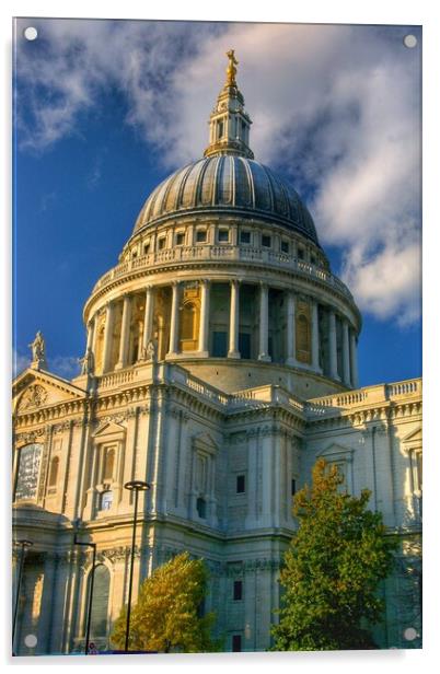 St Paul's Cathedral Acrylic by Darren Galpin