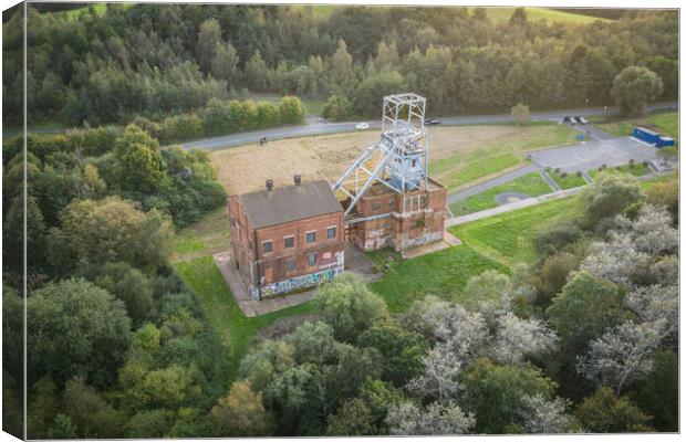 Barnsley Main Colliery by Drone Canvas Print by Apollo Aerial Photography