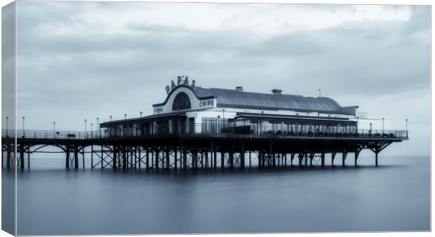 Cleethorpes Monochrome Canvas Print by Tim Hill