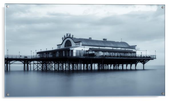 Cleethorpes Monochrome Acrylic by Tim Hill