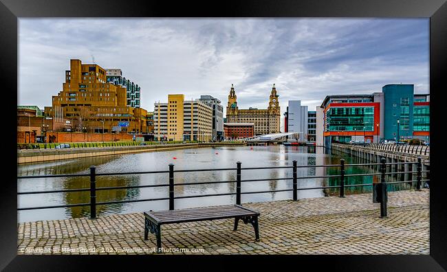 Princes Dock Liverpool Framed Print by Mike Shields