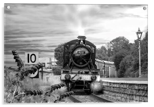 Watchet West Somerset Railway  Acrylic by Alison Chambers