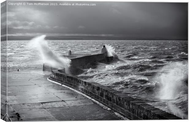 Power of the Sea Canvas Print by Tom McPherson