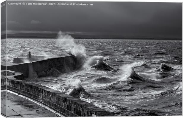 Power of the Sea Canvas Print by Tom McPherson