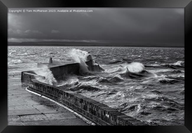 Power of the Sea Framed Print by Tom McPherson