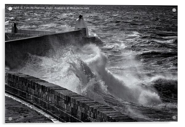 Powerful Seascape Acrylic by Tom McPherson