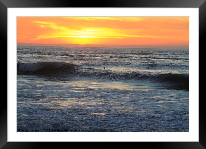 San Francisco Lands End Framed Mounted Print by Arun 