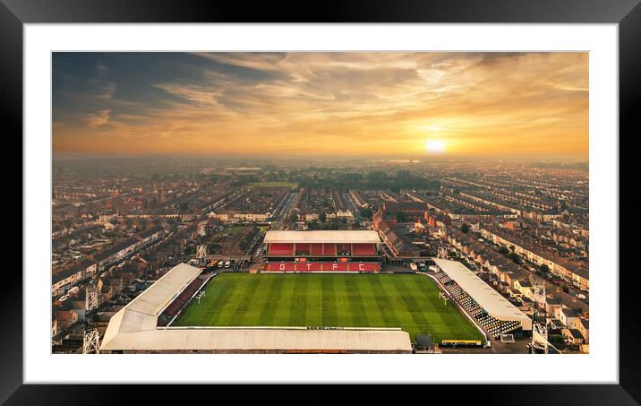 Grimsby Town Football Club Framed Mounted Print by STADIA 