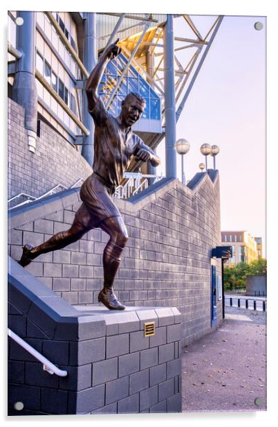 Alan Shearer Statue Newcastle United Acrylic by STADIA 