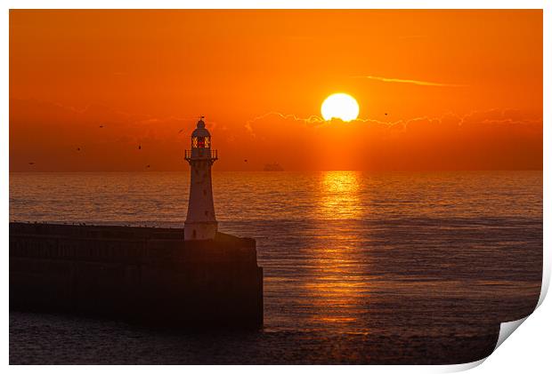 Have You Seen The Light Print by Gareth Burge Photography