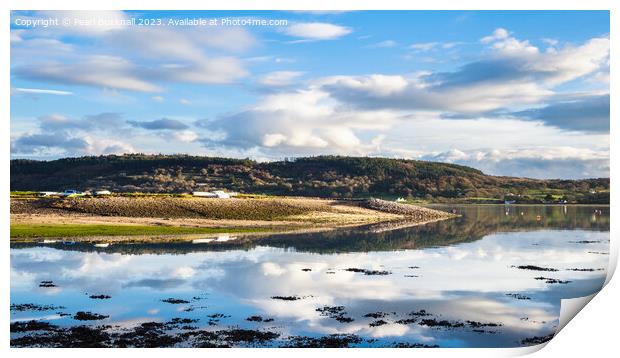 Tranquil Scene in Red Wharf Bay Anglesey pano Print by Pearl Bucknall