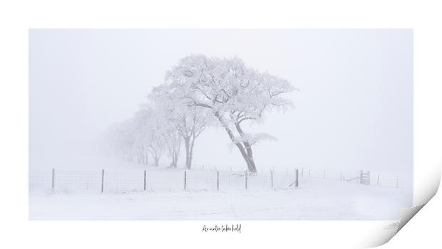 ITS BALTIC...... As winter takes hold Print by JC studios LRPS ARPS