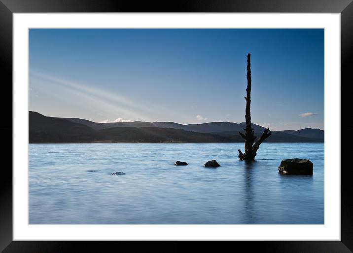 Loch Rannoch Lighting of Tree Framed Mounted Print by Keith Thorburn EFIAP/b