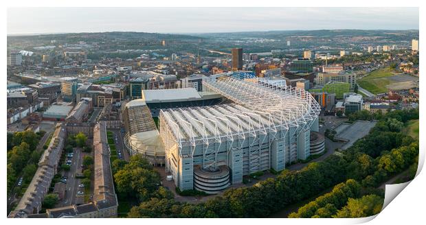 St James Park Aerial View Print by Apollo Aerial Photography