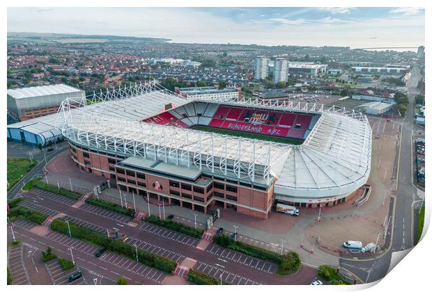 Sunderland AFC Print by Apollo Aerial Photography