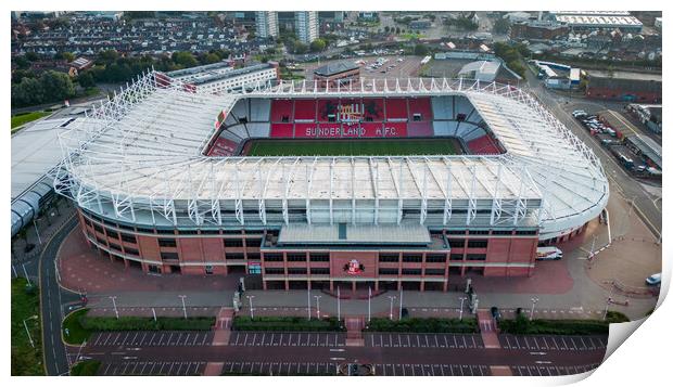 Stadium of Light Print by Apollo Aerial Photography