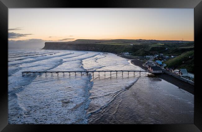 Saltburn By The Sea Framed Print by Apollo Aerial Photography