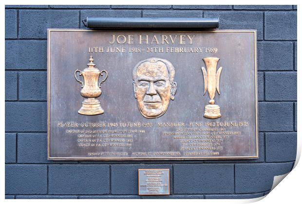 Joe Harvey Newcastle United Print by STADIA 
