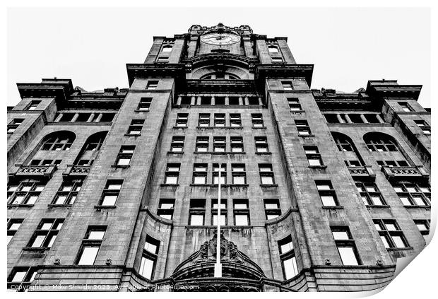Royal Liver Building Print by Mike Shields