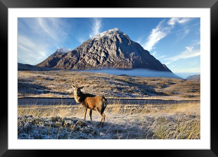 First signs of Wintyer in Glencoe Framed Mounted Print by JC studios LRPS ARPS
