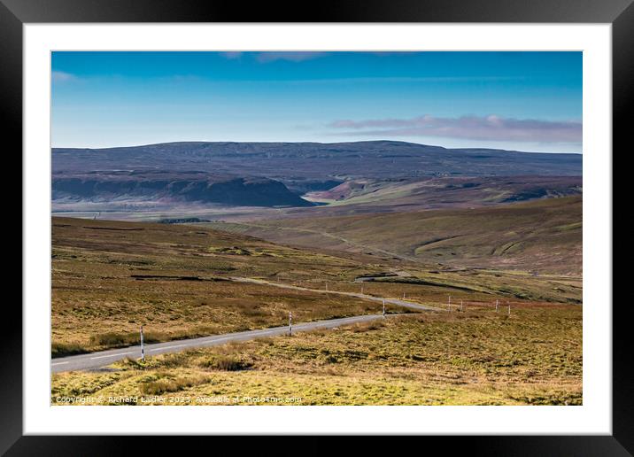 Mickle Fell from Harthope Bank Framed Mounted Print by Richard Laidler