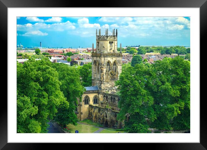 All Saints Church Pontefract  Framed Mounted Print by Alison Chambers