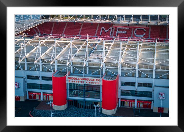 Middlesbrough Football Club Framed Mounted Print by Apollo Aerial Photography