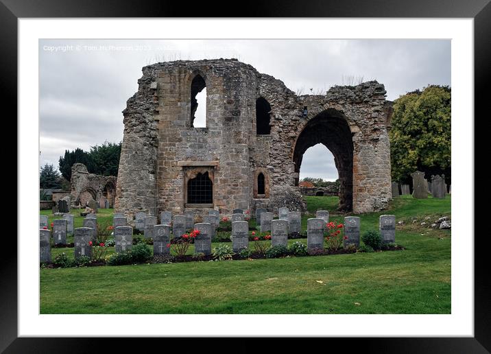 Kinloss Abbey Ruin Framed Mounted Print by Tom McPherson