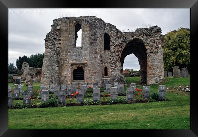 Kinloss Abbey Ruin Framed Print by Tom McPherson