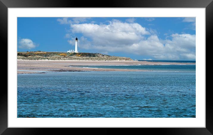 Lossiemouth Lighthouse Framed Mounted Print by Tom McPherson