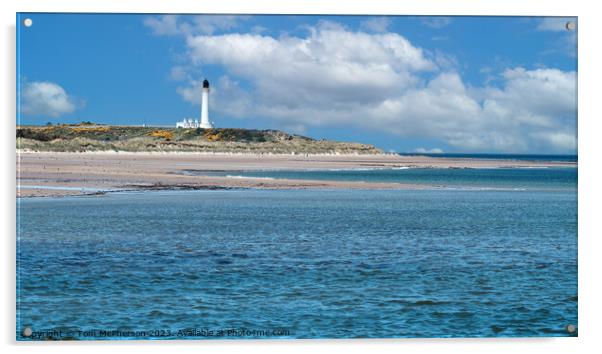 Lossiemouth Lighthouse Acrylic by Tom McPherson