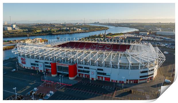 Middlesbrough Football Club Print by Apollo Aerial Photography