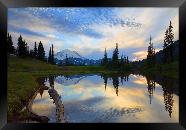 Cloud Explosion  Framed Print by Mike Dawson