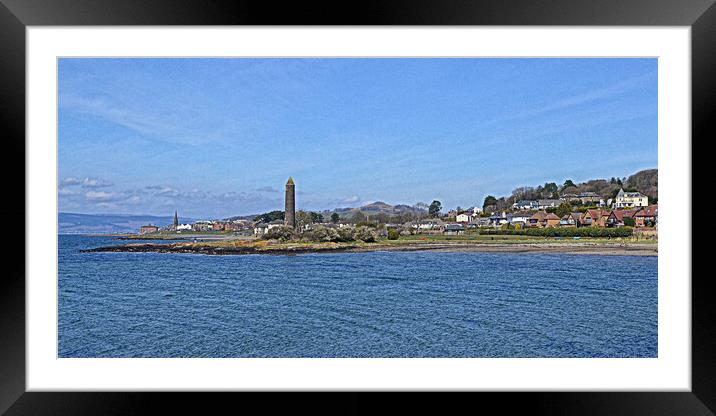 Largs Pencil, North Ayrshire Framed Mounted Print by Allan Durward Photography