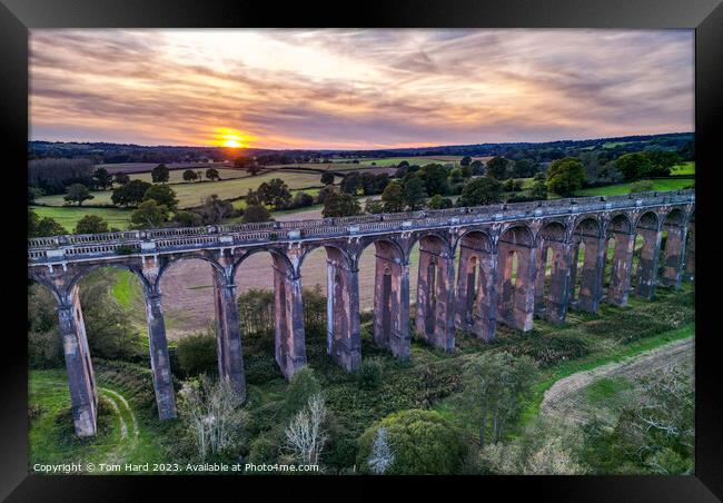 Ouse Valley Viaduct Framed Print by Tom Hard