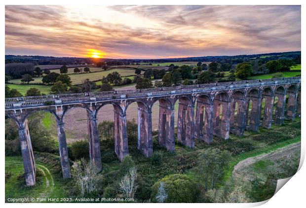 Ouse Valley Viaduct Print by Tom Hard