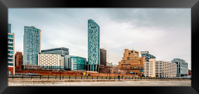 Liverpool's Modern Skyline Framed Print by Mike Shields